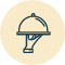 Chef-prepared dining Icon